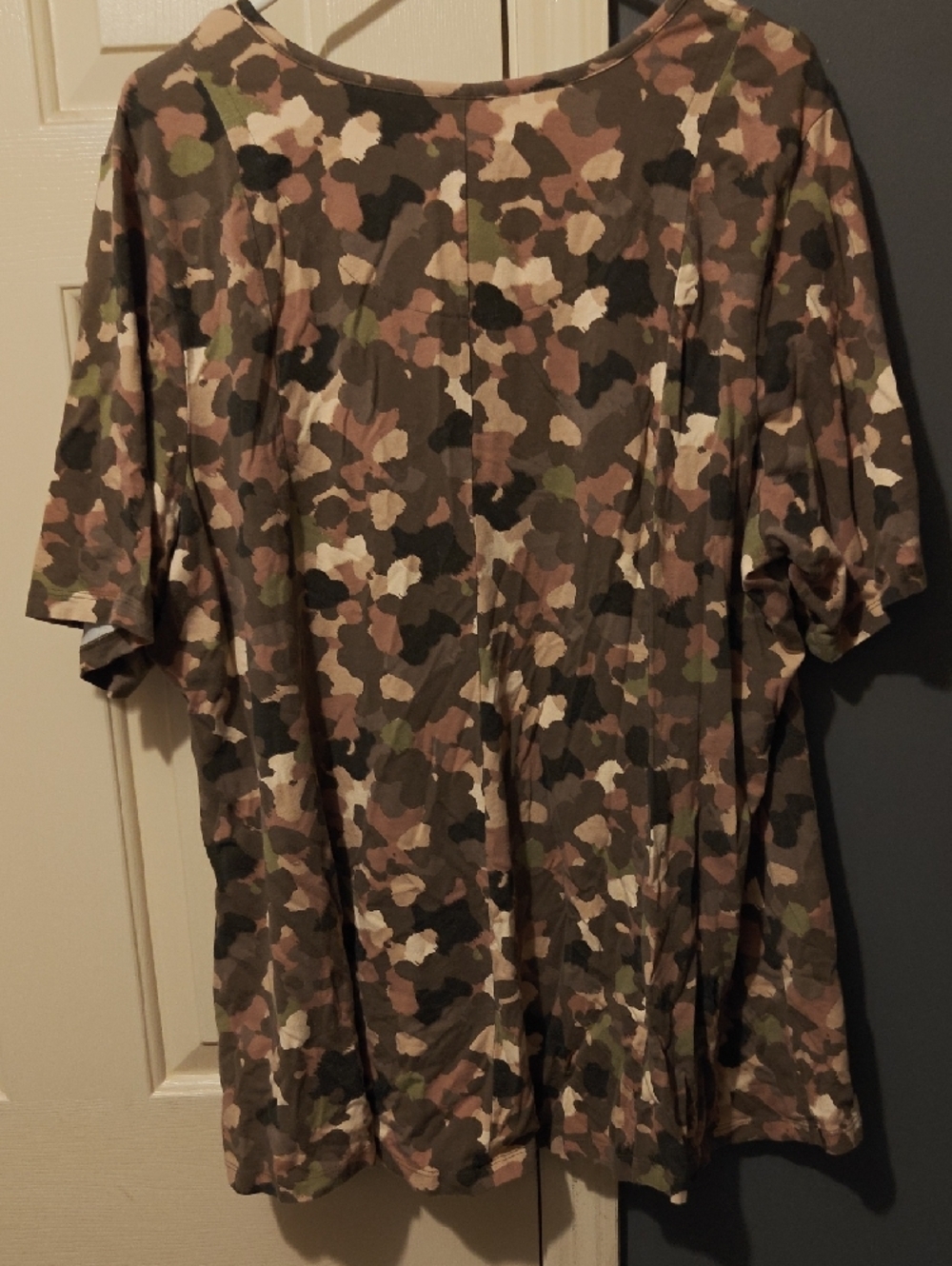 d.co Camouflage Short Sleeve Tee - Brown/Olive - Picture 4 of 4
